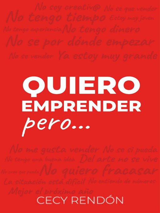 Title details for Quiero emprender pero by Cecy Rendón - Available